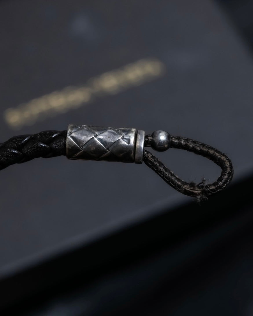 "BOTTEGA VENETA" Leather braided bangle