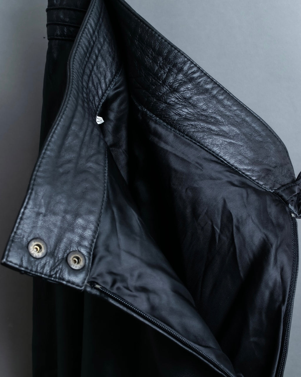 Cowhide flared lace skirt