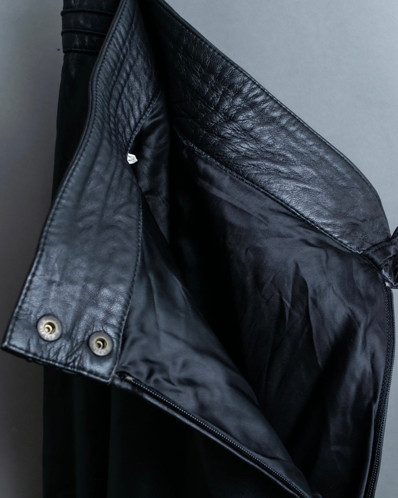 Cowhide flared lace skirt