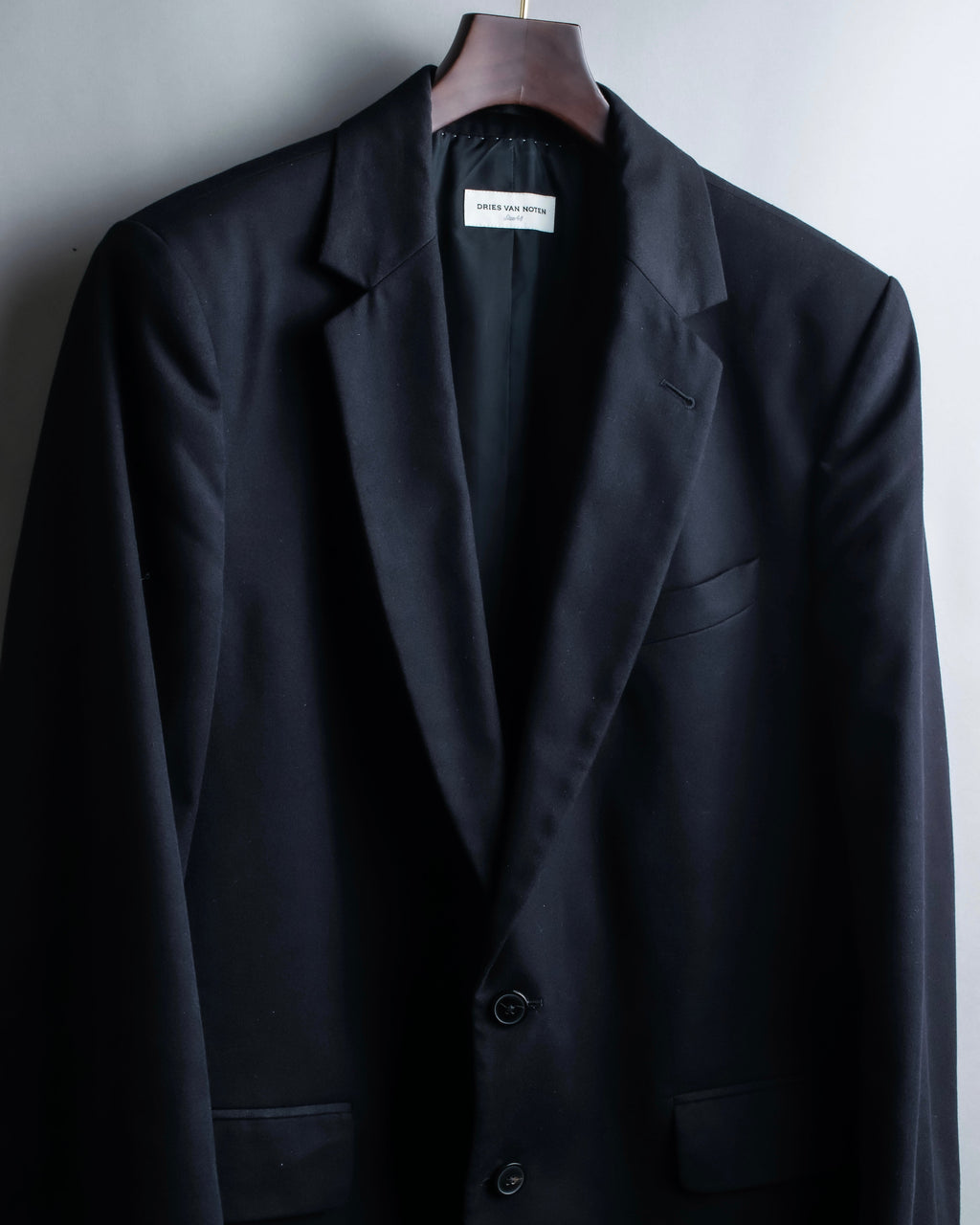 “DRIES VAN NOTTEN 22SS” oversized single-breasted tailored jacket
