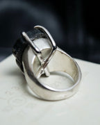 “Maison Margiela” Four stitches designed stone ring