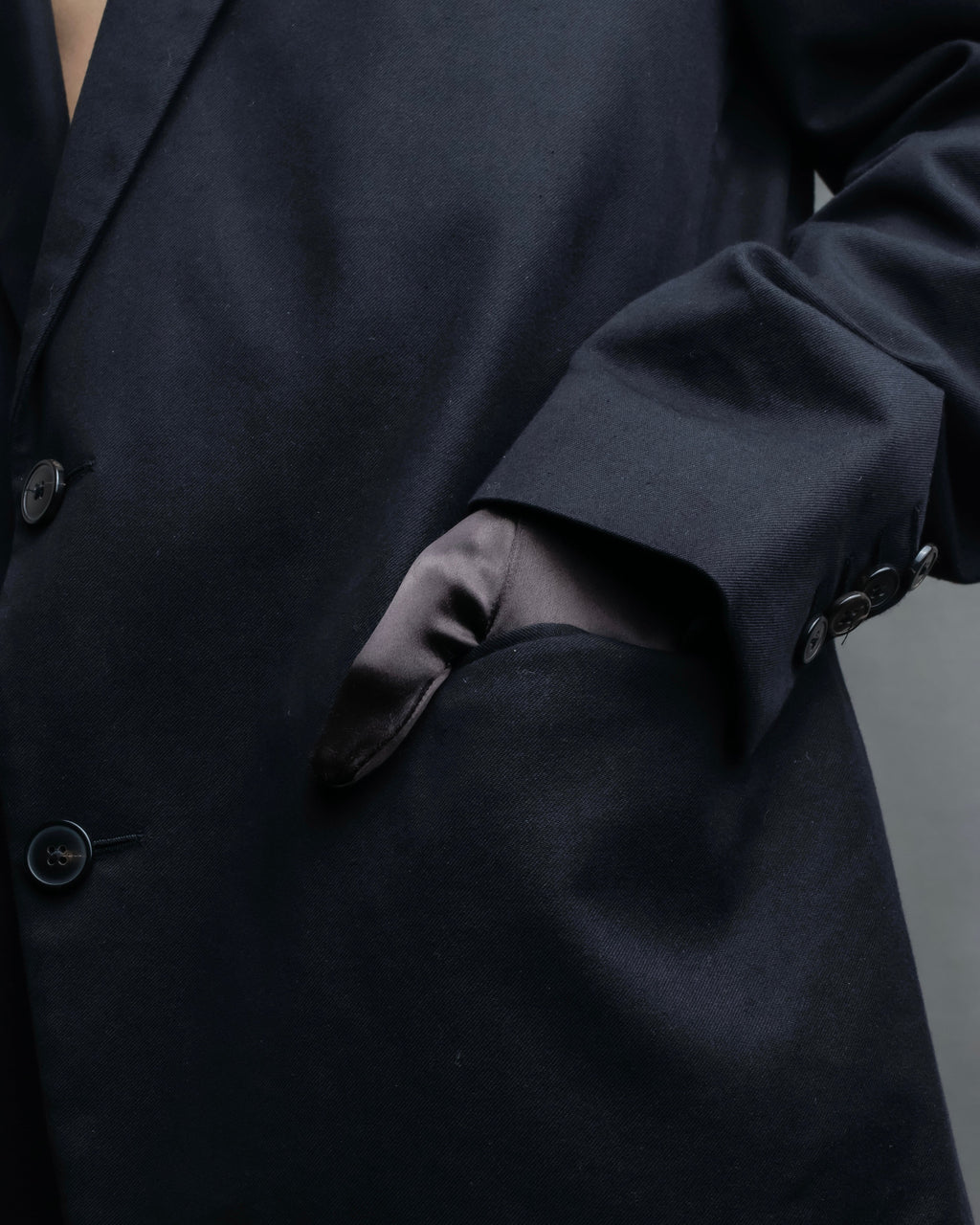 “DRIES VAN NOTTEN 22SS” oversized single-breasted tailored jacket