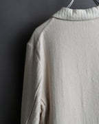 "SOWER" cashmere cotton double breasted tailored jacket