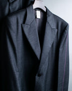 "GIANNI VERSACE" Arm line design peak lapel setup