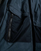 "LANVIN paris" mint condition silk blend double zip spring coat