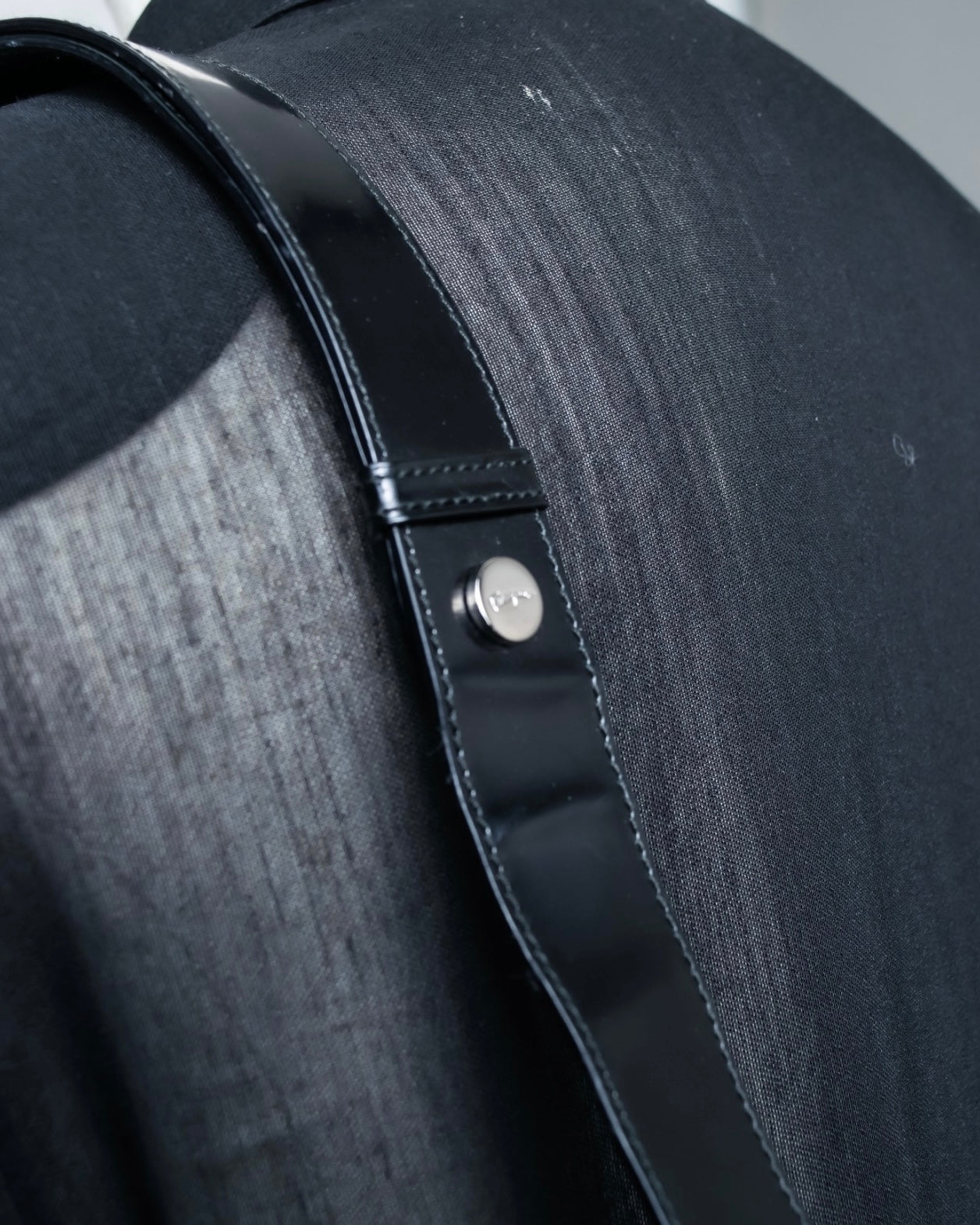 "Salvatore Ferragamo" enamel shoulder bag