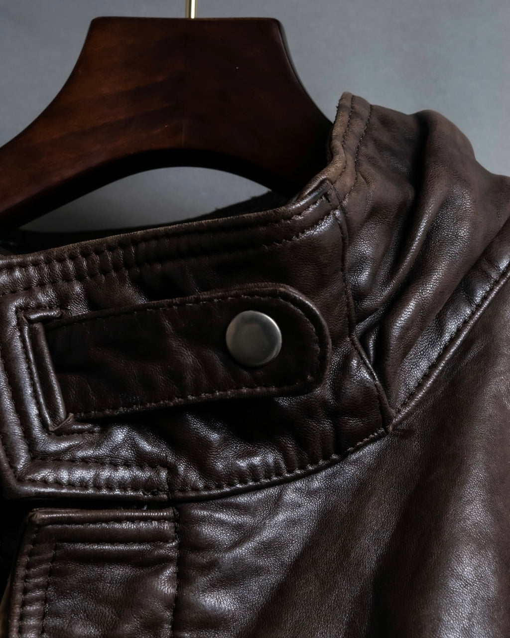 "VALENTINO" Vintage leather blouson