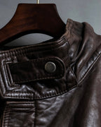 "VALENTINO" Vintage leather blouson