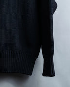 "GUCCI" Oversized high neck design rib knit