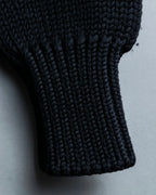 "GUCCI" Oversized high neck design rib knit