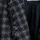 "SONIA RYKIEL" Lamé tweed classical tailored jacket