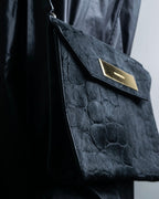 "BALENCIAGA" Haracofur leather shoulder bag