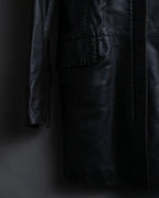 "Emporio Armani" leather stitch special design jacket