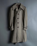 "ALPACUNA" 70's Pure wool beautiful trench coat