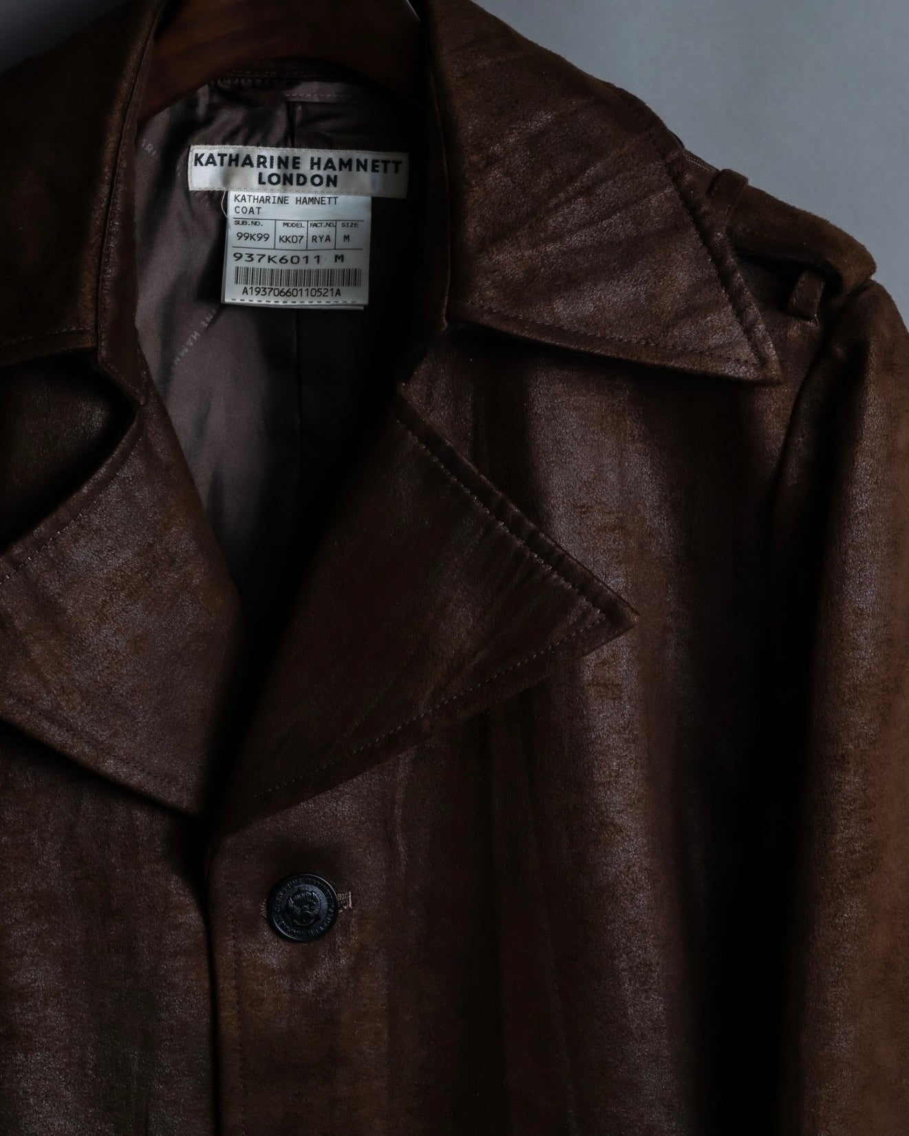 KATHARINE HAMNETT LONDON Vintage Archive Special Coat