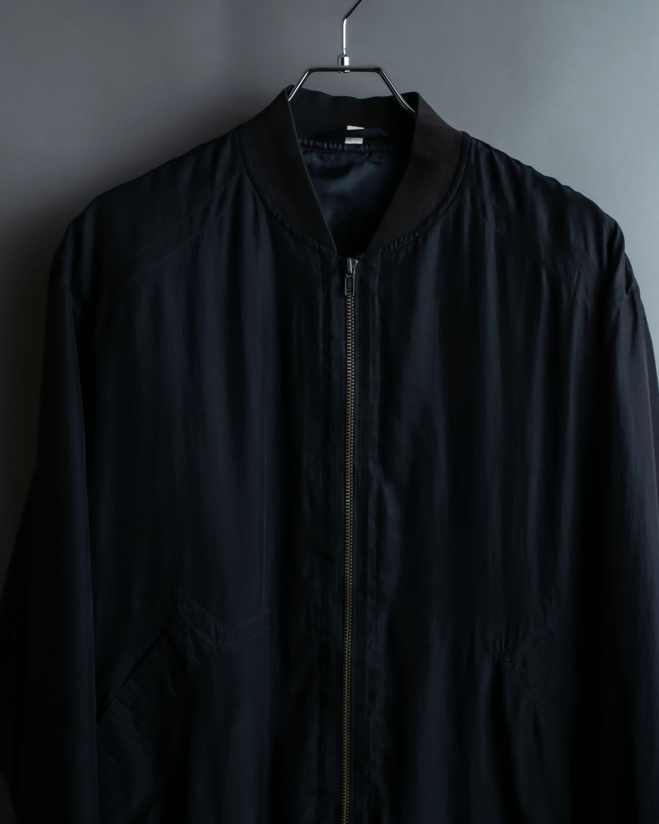“Vintage” Silk 100% oversized ma-1 jacket