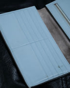 "CELINE" Strap large multi-function leather long wallet