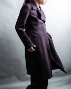 "GIANFRANCO FERRE white" riders design double zip coat