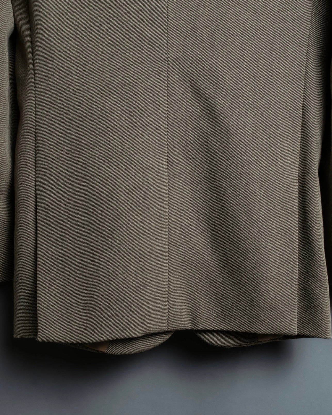 "EMPORIO ARMANI" Virgin Wool Shawl Collar Tailored Jacket