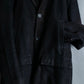 French layered detail long coat