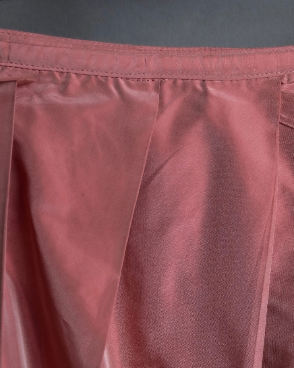 Pink Silky Flare Skirt