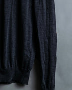 HERMES Margiela Period 100% Wool Collar Knit