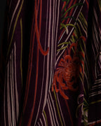 "KENZO" Art pattern skirt spider lily