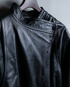 "NORIKO KAZUKI" 2way leather short jacket