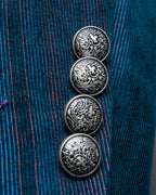 XL Vintage iridescent corduroy tailored jacket