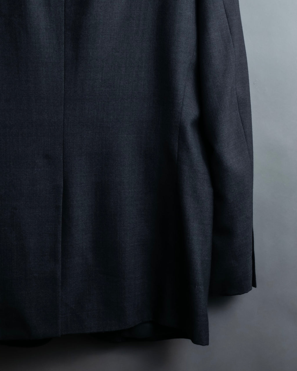 "KANSAI YAMAMOTO" Grey hidden check three-piece set up