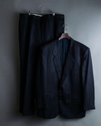 "Christian Dior" stitch design stripe black set up