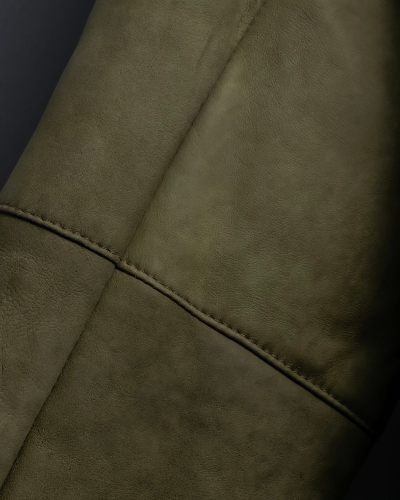 Vintage kargan lamb suede combination jacket