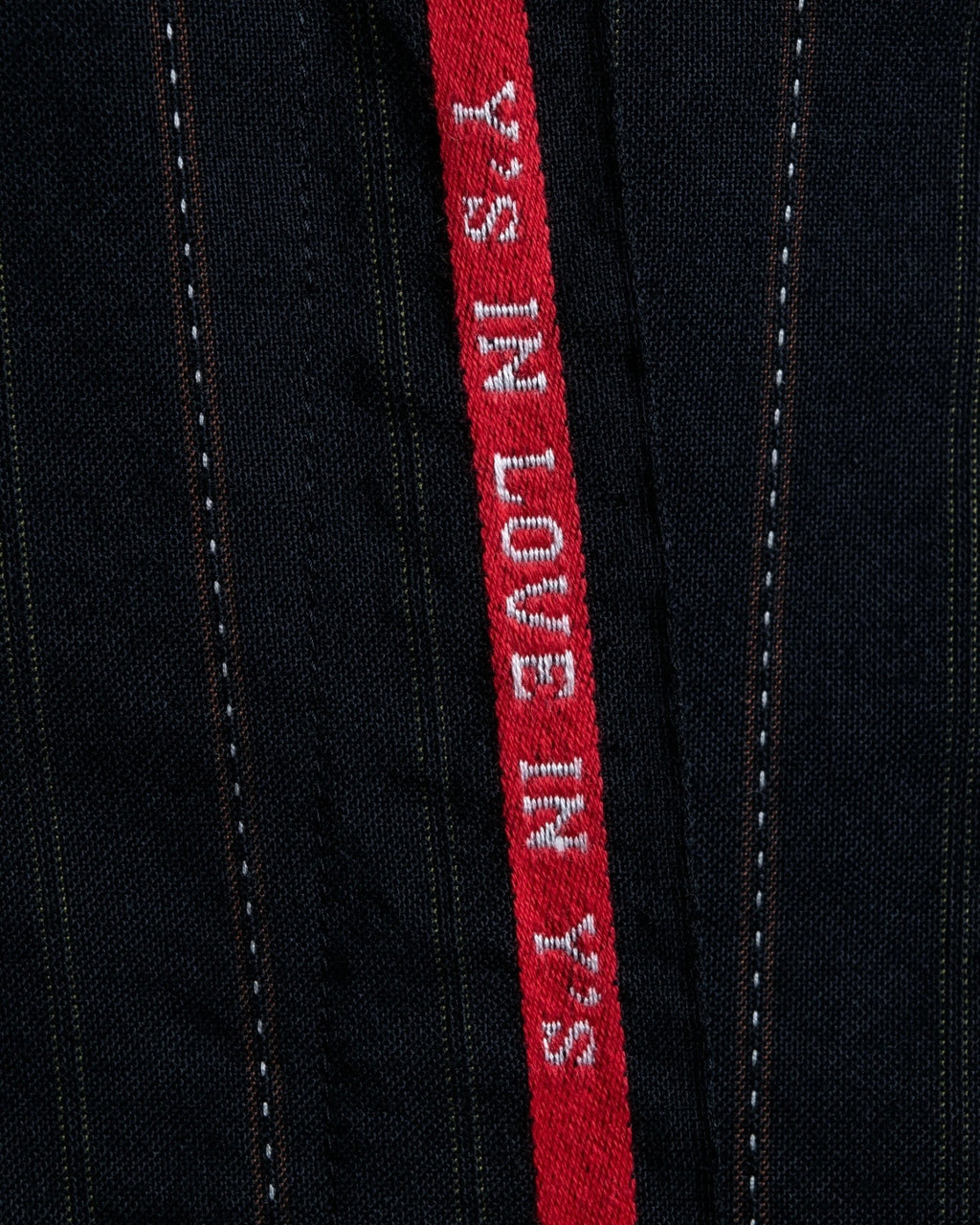 "Y's" Red Line Striped Wrap Pants Design Setup