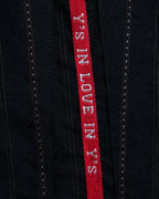 "Y's" Red Line Striped Wrap Pants Design Setup