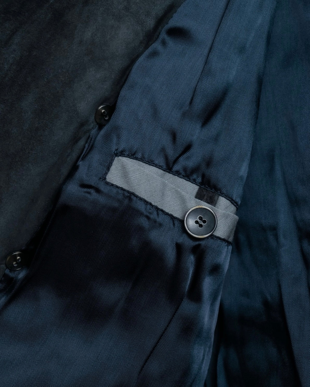 "EMMETI" goatskin quilted P coat