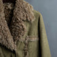 Vintage kargan lamb suede combination jacket