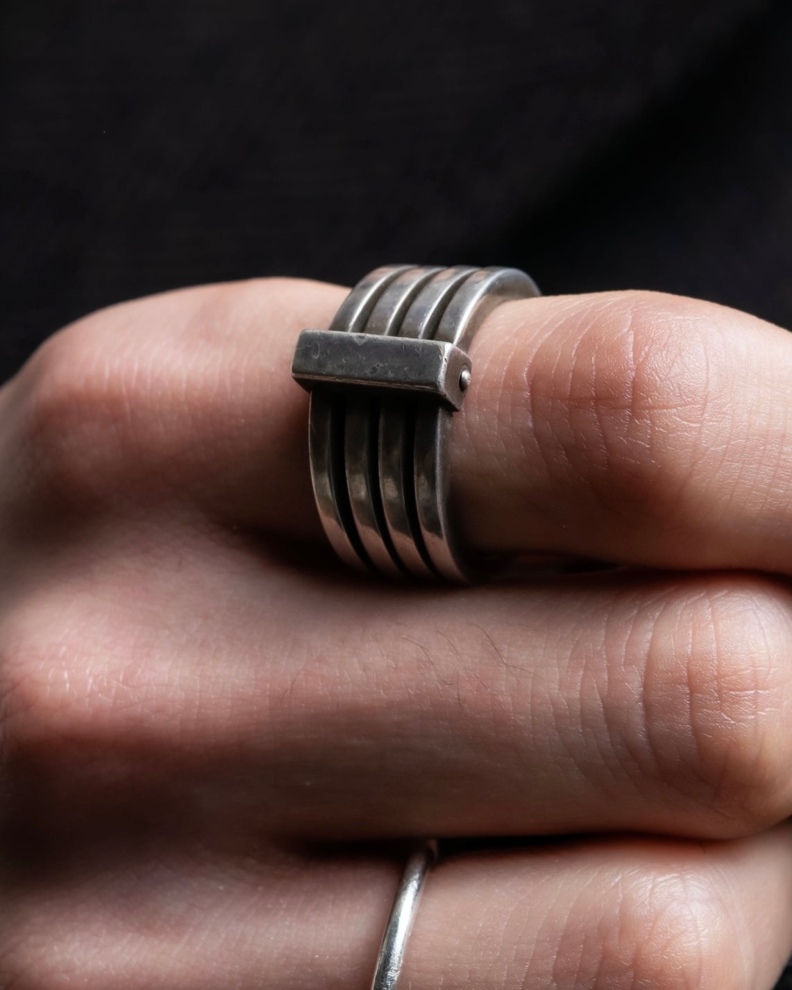 “GUCCI” silver 925 quadruple ring