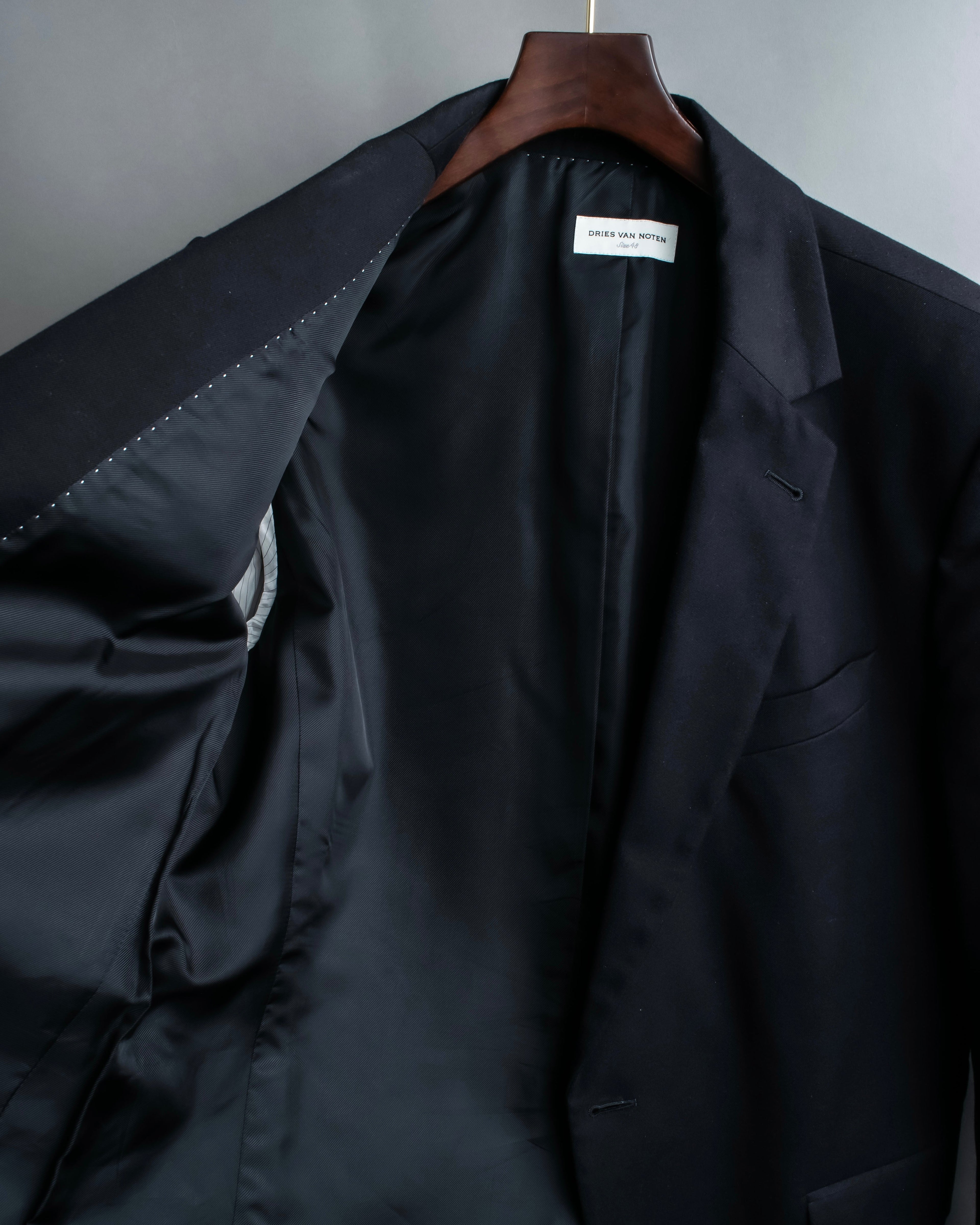 “DRIES VAN NOTTEN 22SS” oversized single-breasted tailored jacket