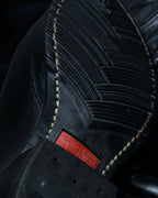 Vintage Blue Embroidered Wester Boots