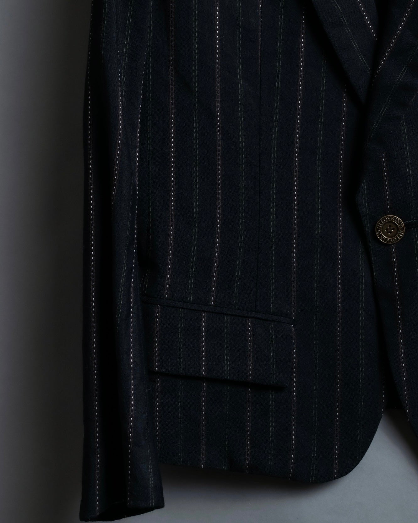 "Y's" Red Line Striped Wrap Pants Design Setup