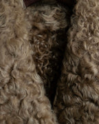 Vintage kargan lamb suede combination jacket