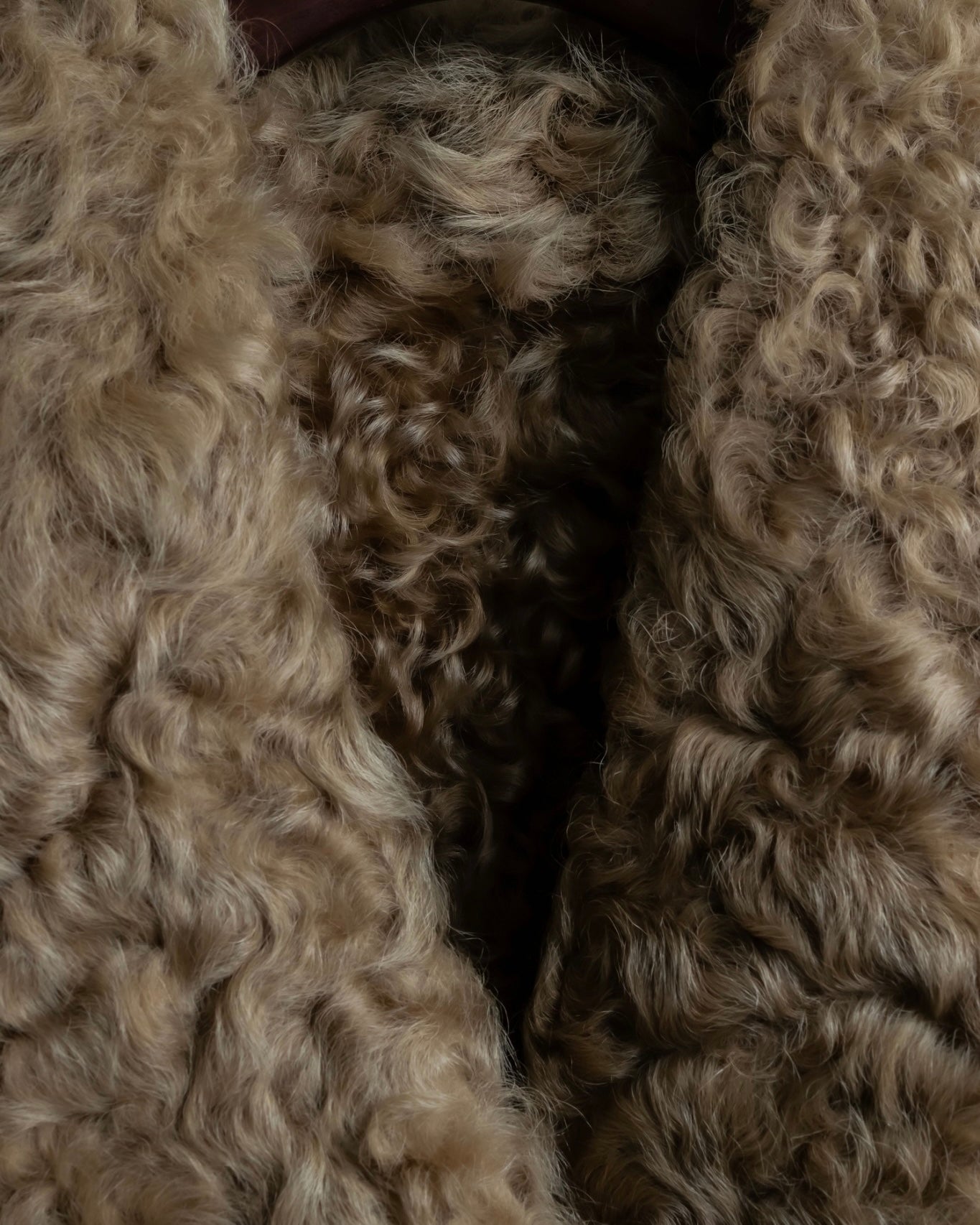 Vintage kargan lamb suede combination jacket