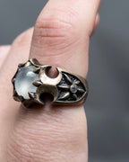 vintage crystal ring