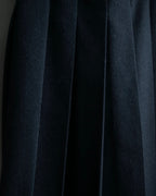 "Tricot Comme des Garçons" wool pleated wrap skirt