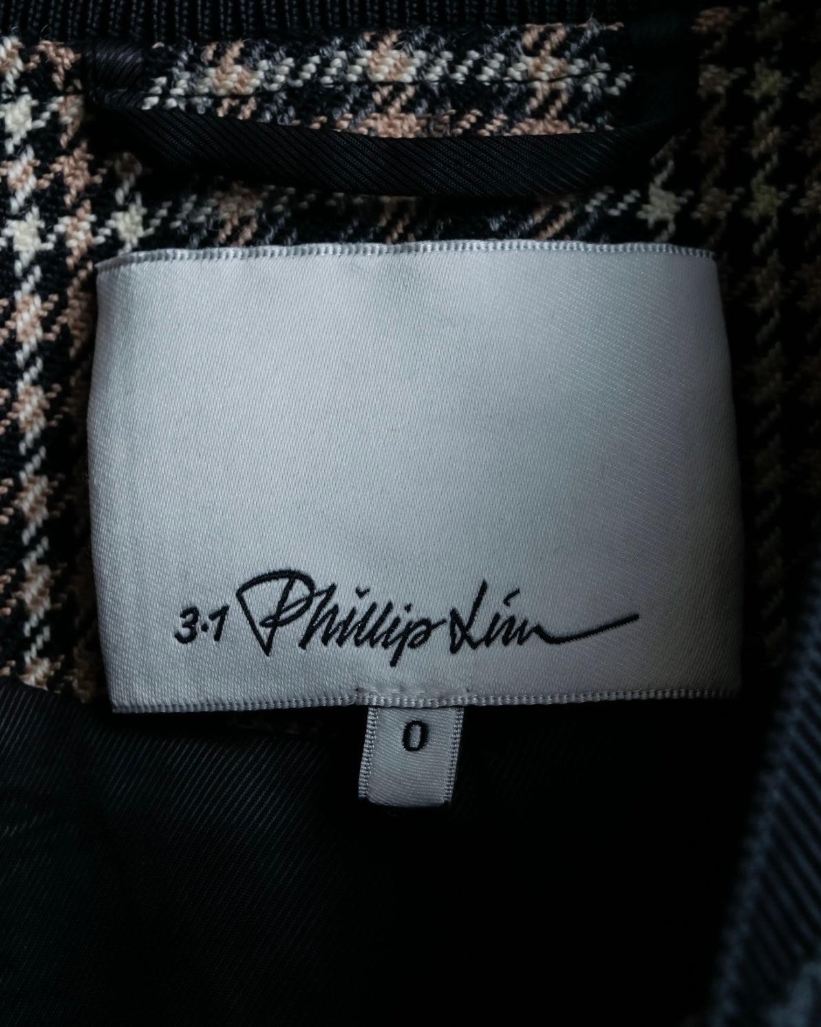 “Philiip Lim” Switched botanical pattern drivers jacket