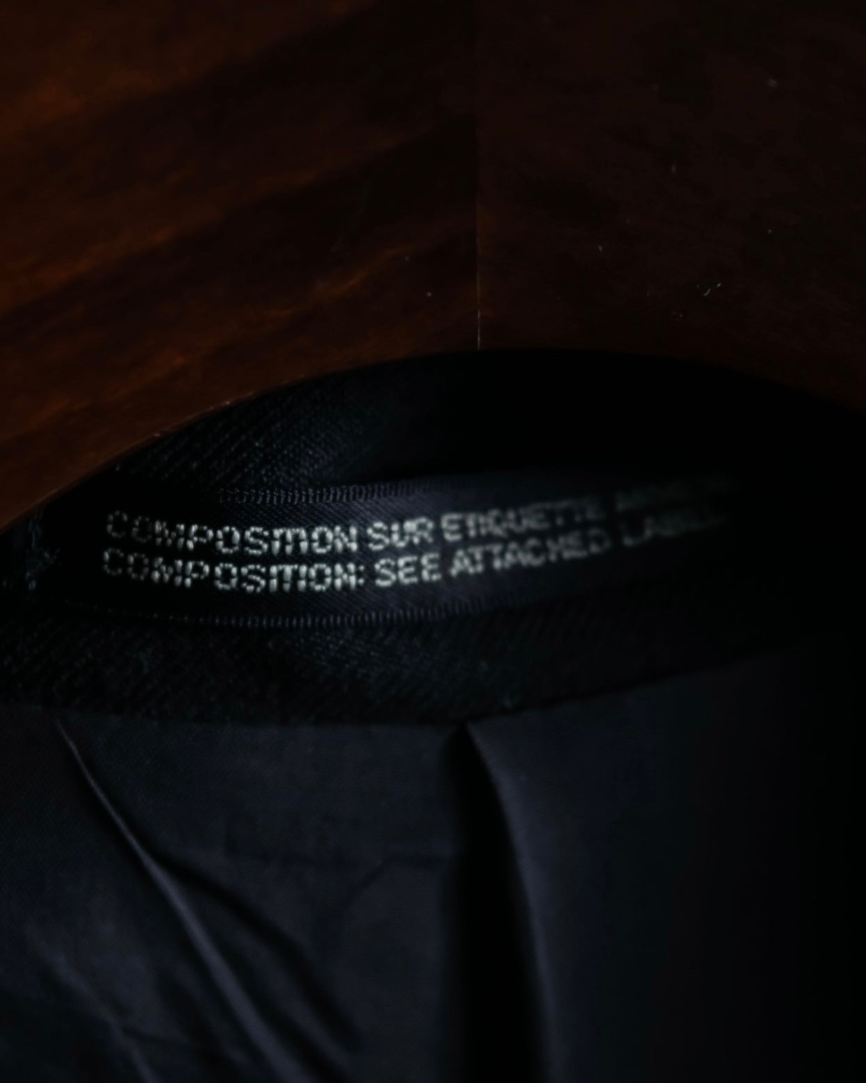 "Yohji Yamamoto +NOIR" Single high slit beautiful tailored jacket