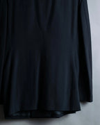 "CLAUDE MONTANA" Long lapel beautiful silhouette setup