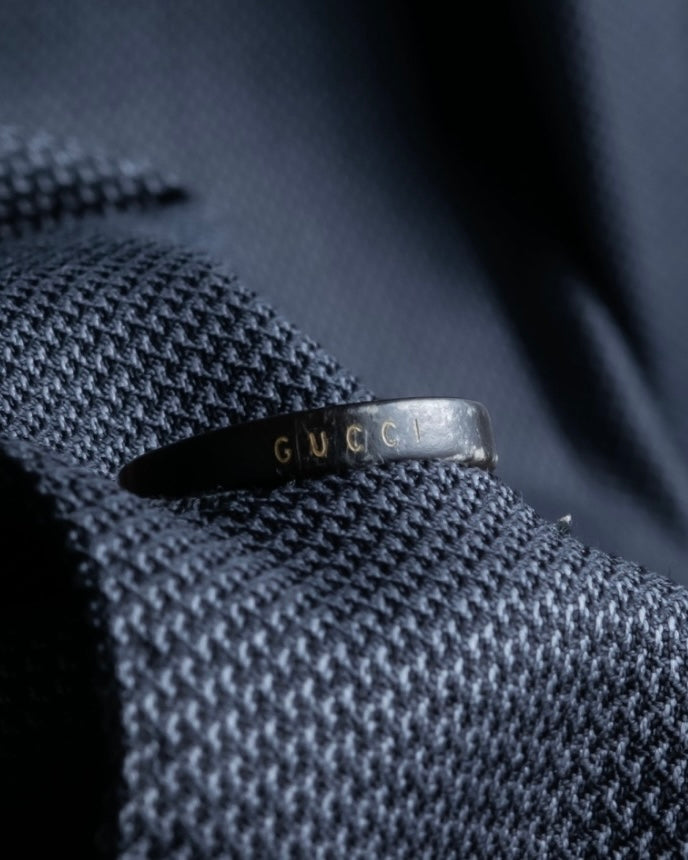 "GUCCI" silk blend gray blue spring setup