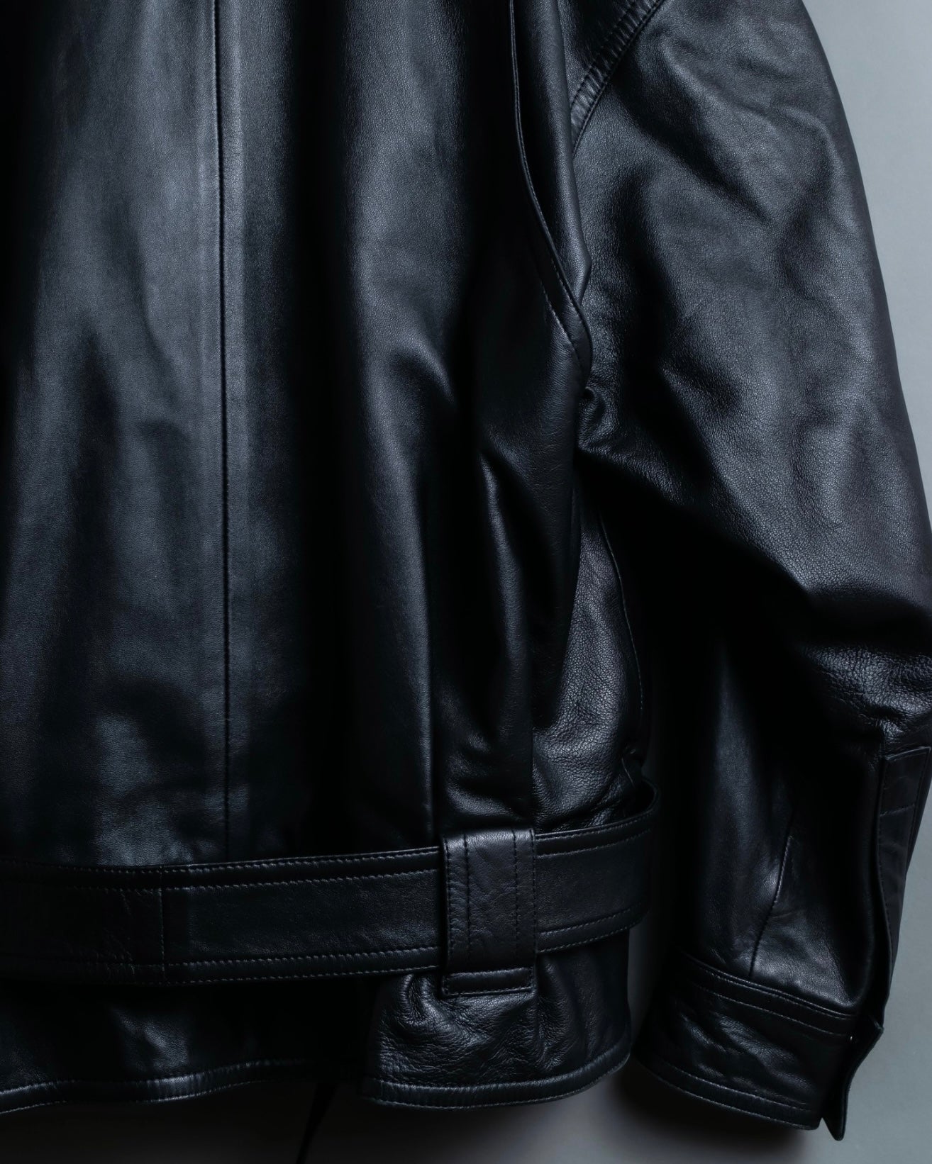 "NORIKO KAZUKI" 2way leather short jacket