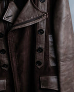 00's dal zip napoleon leather jacket